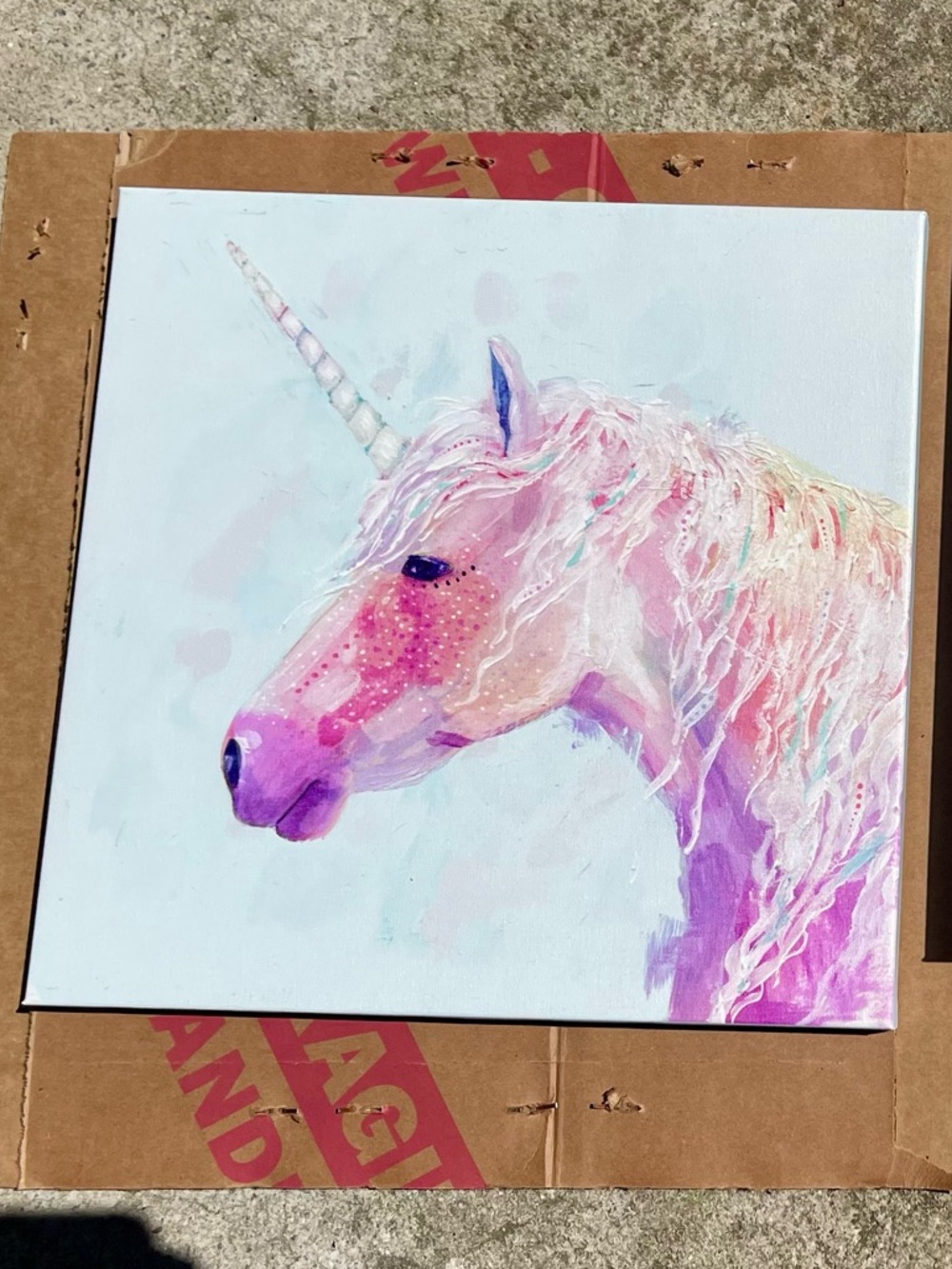 Mystic Unicorn Canvas Art by Victoria Borges set of 2